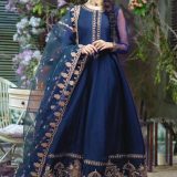 Shahi Embroidered Maxi with Embroidered Dupatta